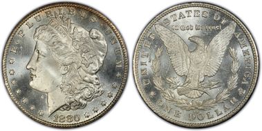 1880-CC $1 8/High 7 MS66