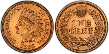 1868 1C PR64RB
