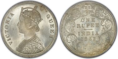 1862(C) Rupee SW-4.51 0/0 MS64