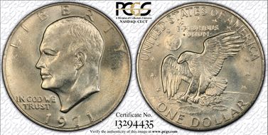 1971 $1 MS64