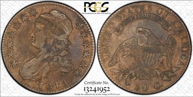 1819 50C Overton 113 VF20