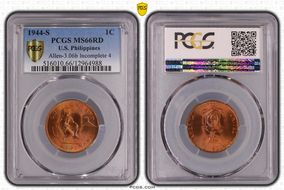 1944-S 1C Allen-3.06b Incomplete 4 MS66RD
