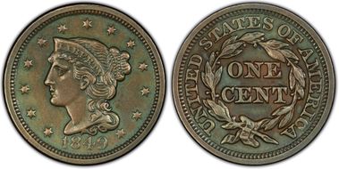 1849 1C N-9 AU58BN