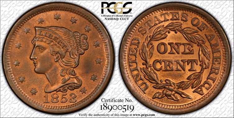 Cert 18900519 - Coin Image