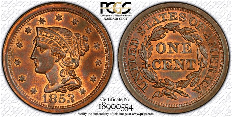 Cert 18900554 - Coin Image