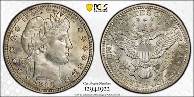 1915-D 25C MS63