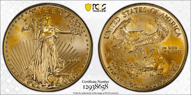 2008 $50 Gold Eagle MS69