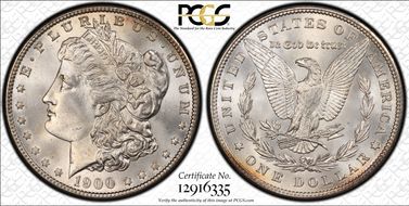 1900 $1 MS66