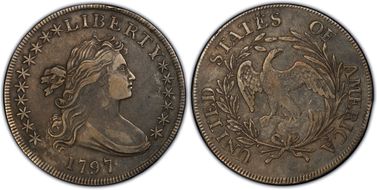 1797 $1 10x6 Stars XF40