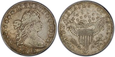 1802/1 $1 VF30