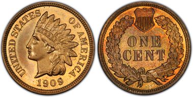 1909 1C Indian PR65RB