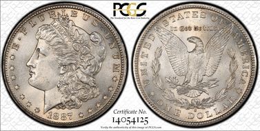 1887-S $1 MS64