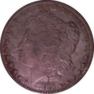 1885 $1 MS64