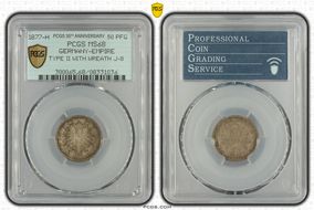 1877-H 50 Pfg Type II With Wreath J-8 MS68