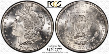 1882-S $1 MS66