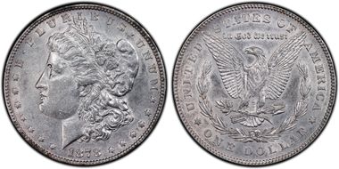 1878 7TF $1 VAM 116 AU53