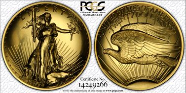 2009 $20 Ultra High Relief First Strike MS69