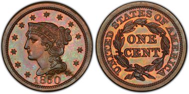 1850 1C Newcomb 11 PR64RB