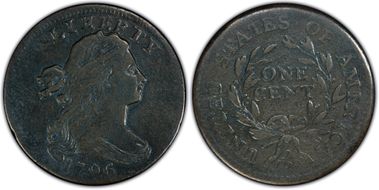1796 1C LIHERTY VF20BN