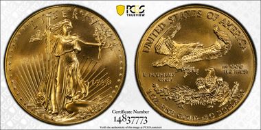 1998 $50 Gold Eagle MS69