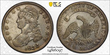 1832 50C Small Letters VF35