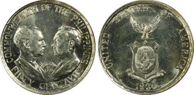 1936-M 50C Commonwealth KM-176 MS65