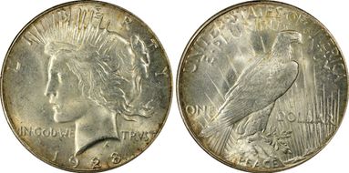1928-S $1 MS64