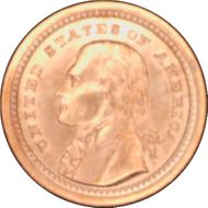 1903 G$1 LA Purchase, Jefferson MS66