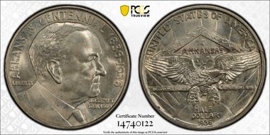 1936 50C Robinson MS65