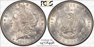 1883 $1 MS65