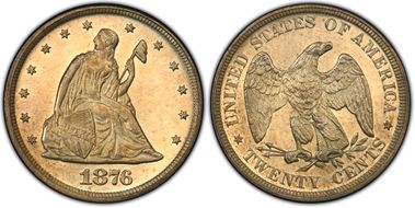 1876 20C PR64CAM