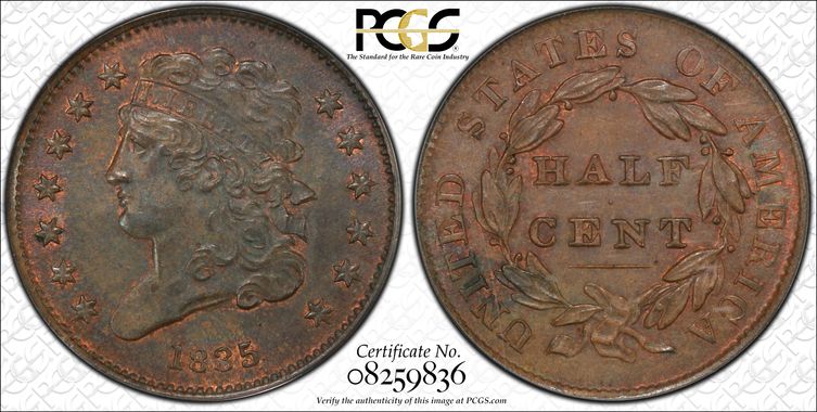 Cert 08259836 - Coin Image