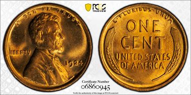 1924 1C MS66RD