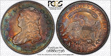 1828 25C 25/50C AU58