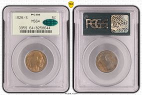1926-S 5C MS64