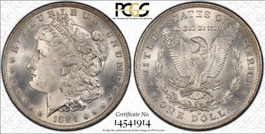 1884-O $1 MS66