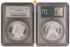 1884 $1 MS64DMPL