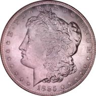 1885 $1 MS64