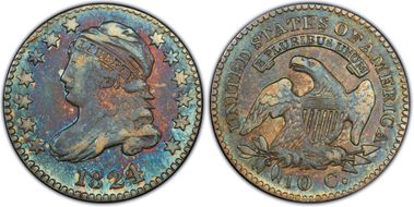1824/2 10C VF25