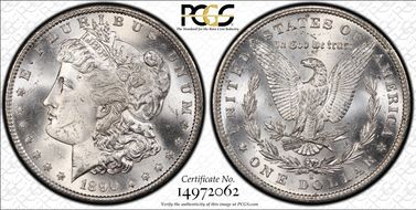 1890-S $1 MS64