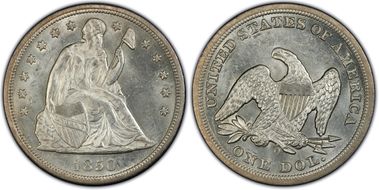 1850-O $1 MS63