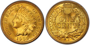 1909-S 1C Indian MS66RD