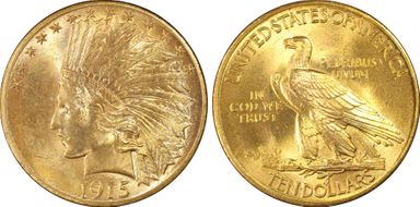 1915 $10 MS63