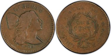 1794 1C Head of 1794 F15BN