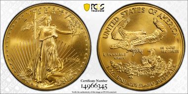 1996 $50 Gold Eagle MS69