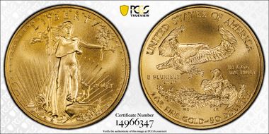 2003 $50 Gold Eagle MS69