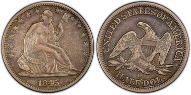 1845-O 50C WB-15 Large O RPD VF30