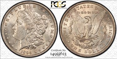1894-O $1 AU55