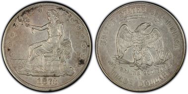 1873-CC T$1 Trade XF45