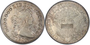 1803 $1 Large 3 VF35